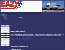 Tablet Screenshot of eazyexpress.ca